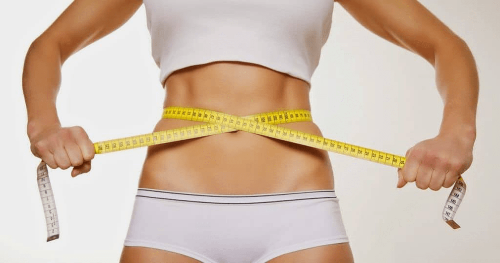 μέτρηση μέσης με ένα εκατοστό μετά την απώλεια βάρους