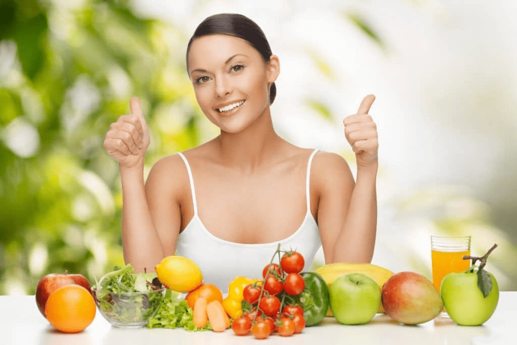 φρούτα και λαχανικά σε δίαιτα